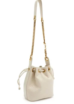 Bo chain quilted leather bucket bag