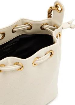 Bo chain quilted leather bucket bag