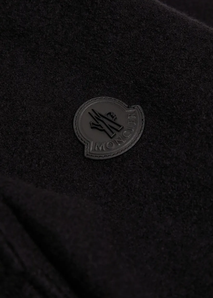 Boiled wool overshirt
