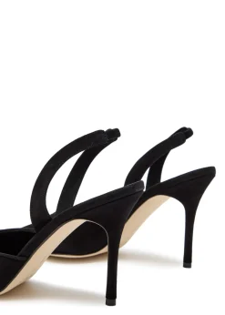 Borelapla 90 suede slingback pumps