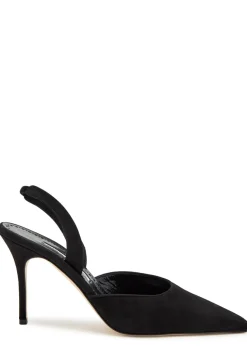 Borelapla 90 suede slingback pumps