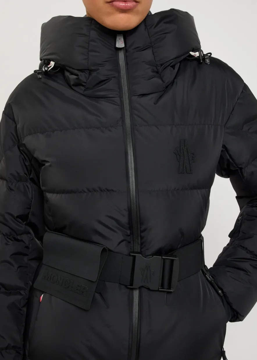 Bouquetin belted padded shell jacket