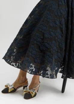 Bowow 45 embellished moiré pumps