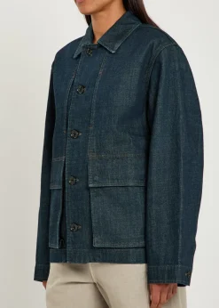 Boxy denim overshirt