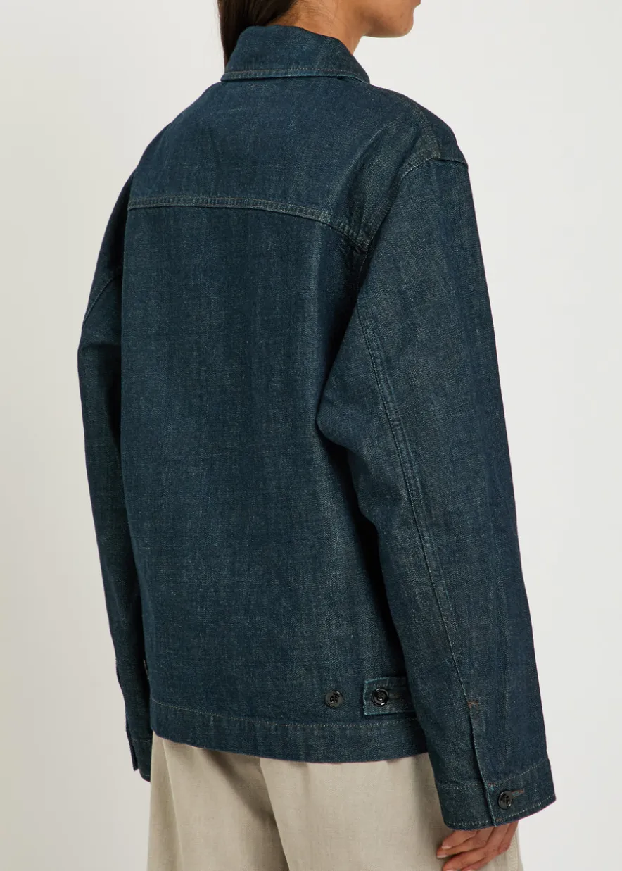 Boxy denim overshirt