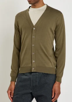 Bradrick merino wool cardigan