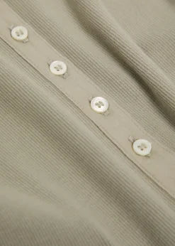 Brandy stretch-cotton top