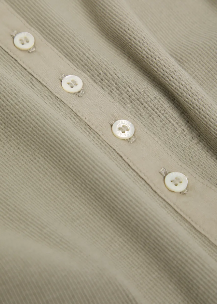 Brandy stretch-cotton top