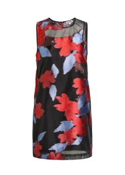 Brea devoré organza mini dress