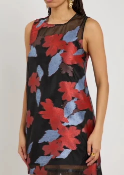 Brea devoré organza mini dress