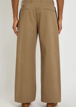 Bridge wide-leg chino trousers