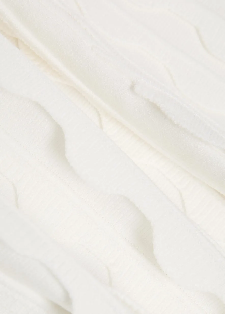 Brionne scalloped knit midi dress