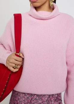 Brooke ribbed wool and cashmere-blend jumper