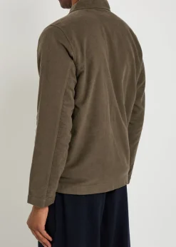 Brushed cotton overshirt