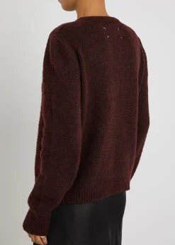 Brushed wool-blend jumper