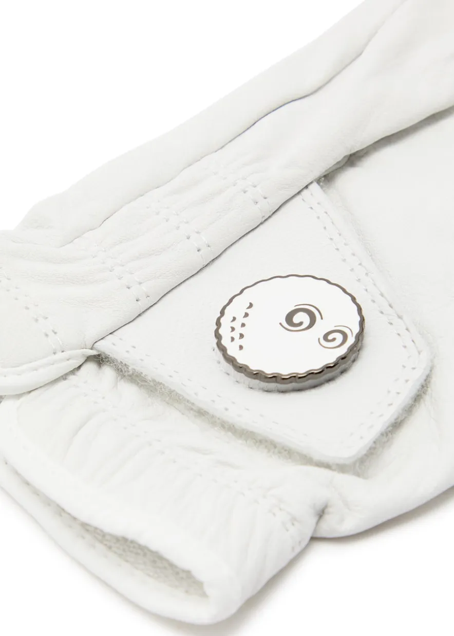 Buckets perforated leather player's glove
