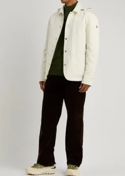Buffaure hooded woven jacket