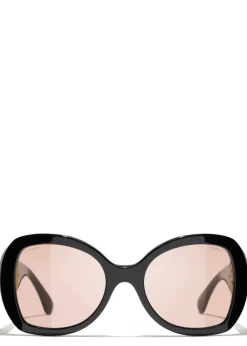 Butterfly-frame sunglasses