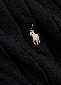 Cable-knit cotton jumper