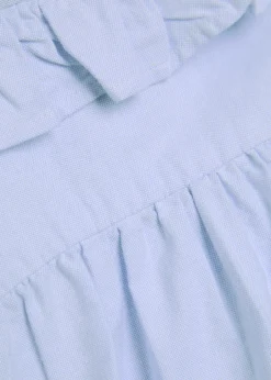 Calista ruffle cotton blouse