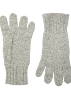 Calow cashmere and merino-blend gloves