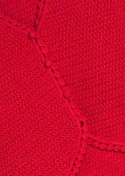 Calypso knit cotton crop top