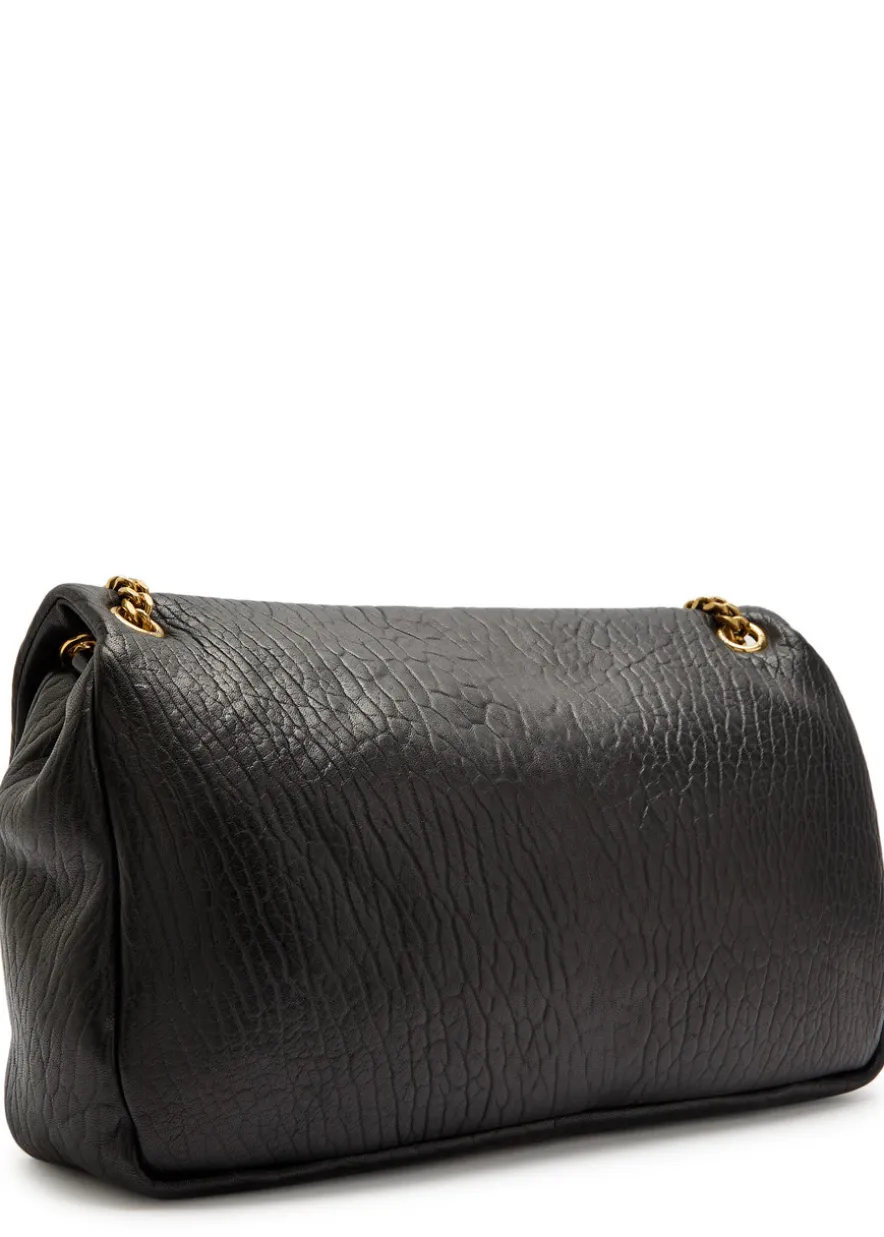 Calypso large padded leather shoulder bag