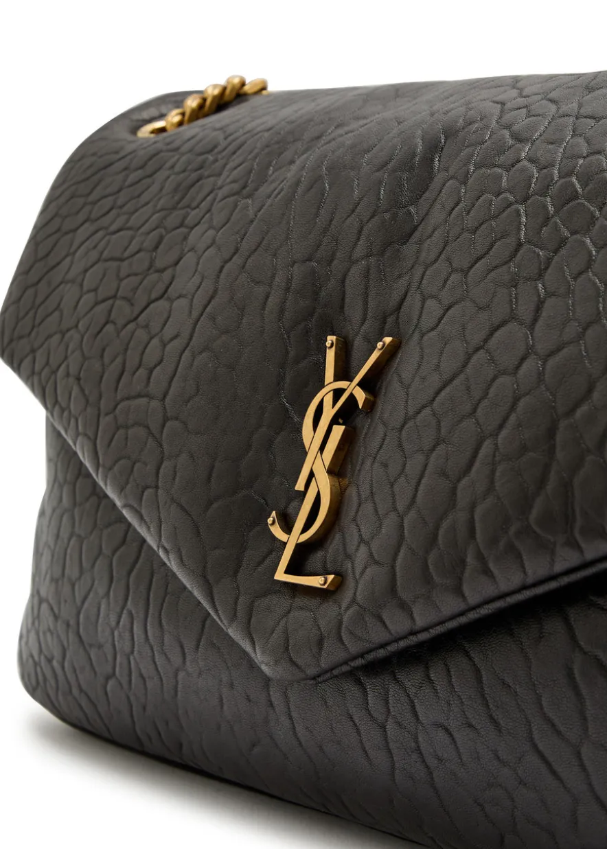 Calypso large padded leather shoulder bag