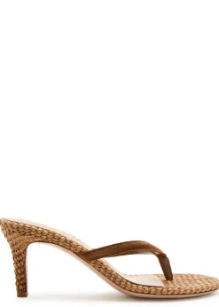 Calypso 70 raffia sandals