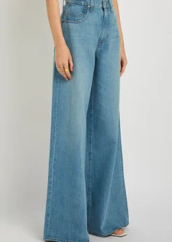 Cameron wide-leg denim jeans