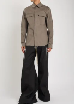 Camicia stretch-cotton work shirt