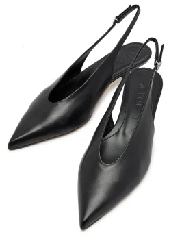 Camila 35 leather slingback pumps