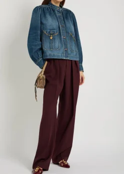Capsule embellished denim jacket