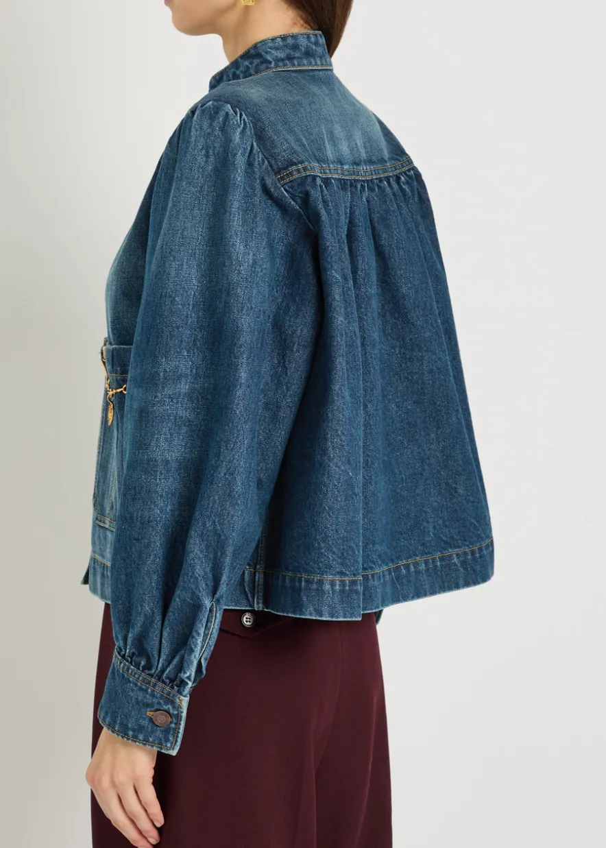 Capsule embellished denim jacket