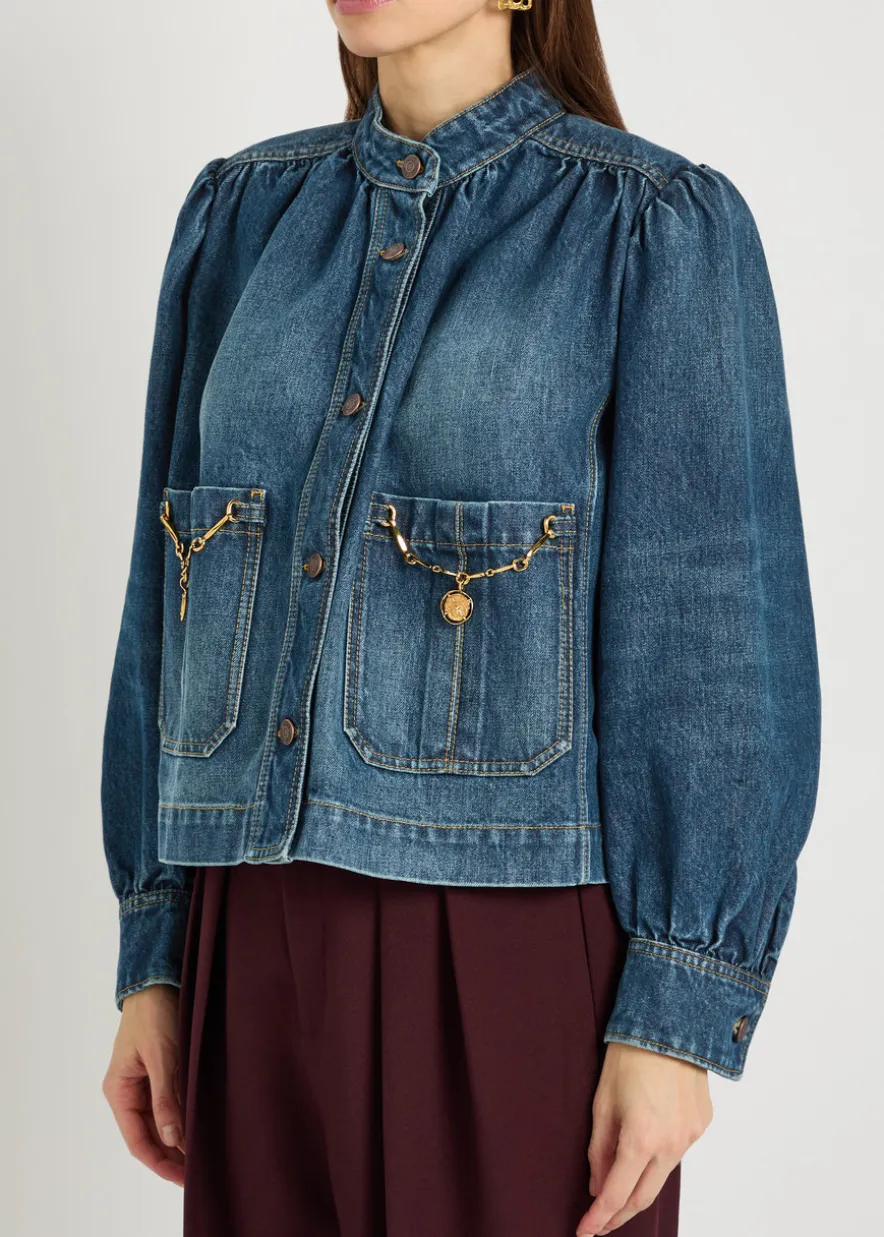Capsule embellished denim jacket