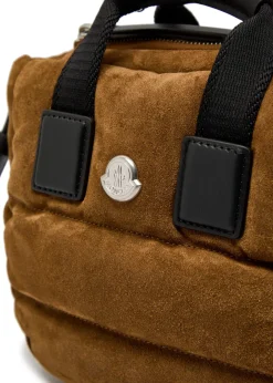 Caradoc micro suede cross-body bag