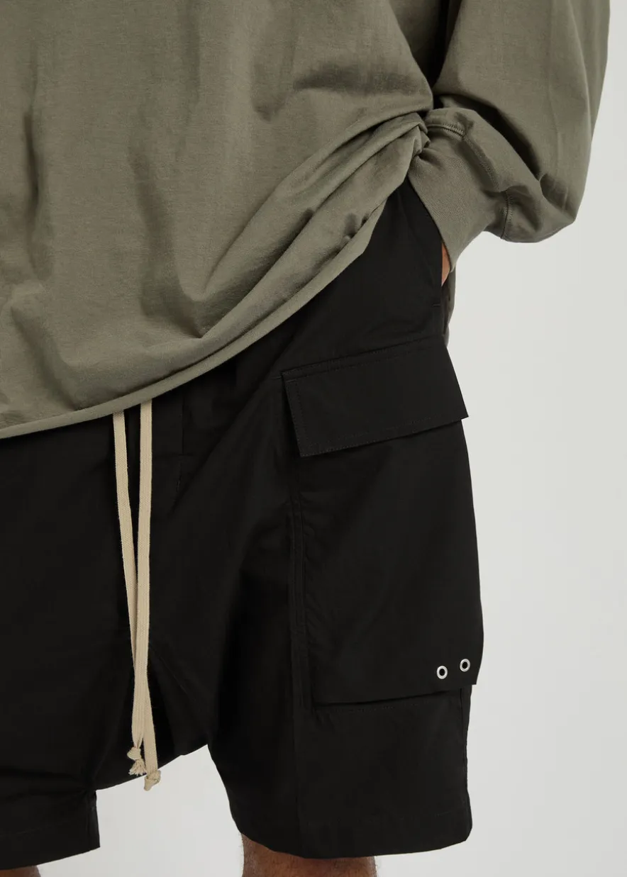 Cargo Pods cotton-poplin shorts
