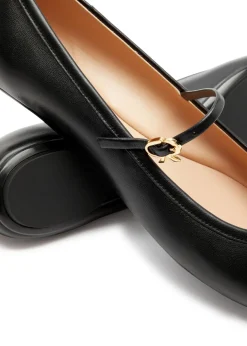 Carla 05 leather ballet flats