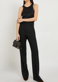 Carlo straight-leg wool trousers