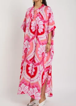 Carlotte printed woven maxi dress