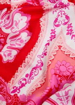 Carlotte printed woven maxi dress