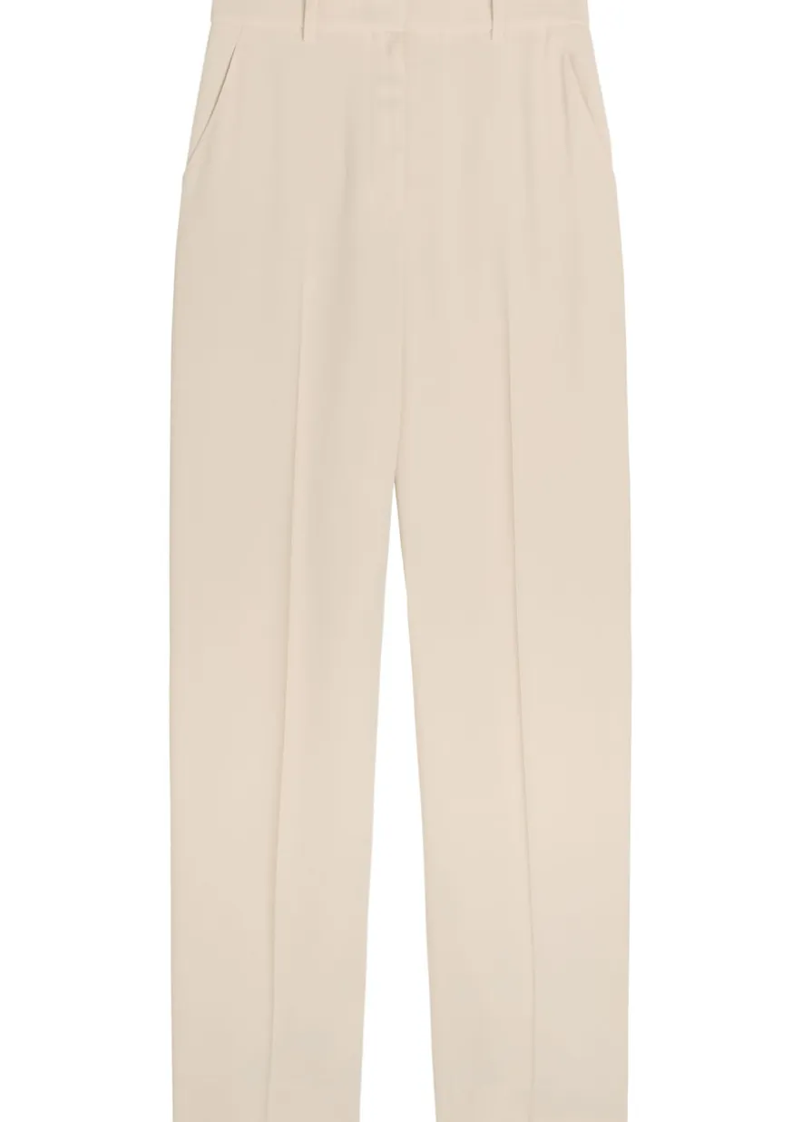 Carolyn straight-leg twill trousers