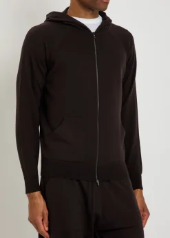 Carty hooded merino wool jumper