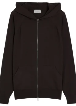 Carty hooded merino wool jumper