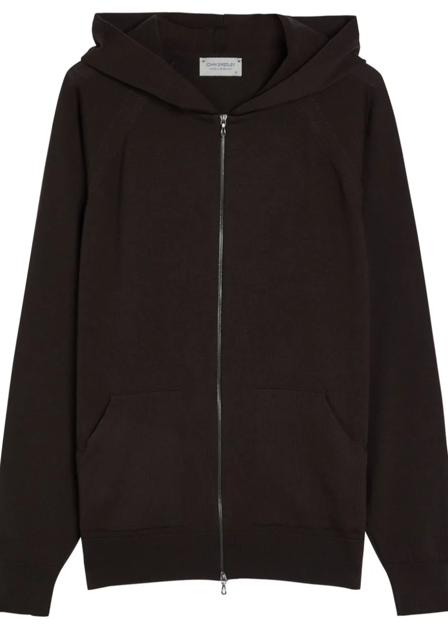 Carty hooded merino wool jumper