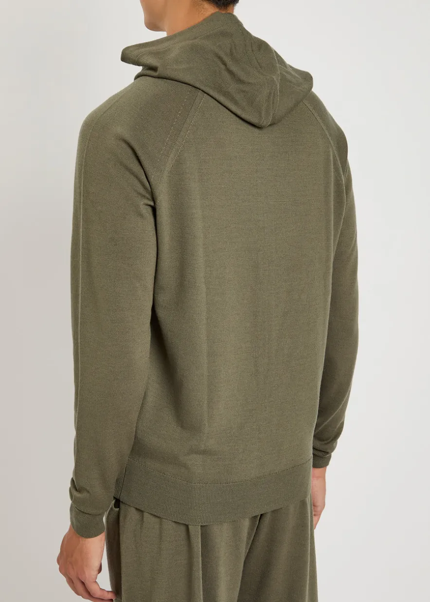 Carty hooded wool sweatshirt