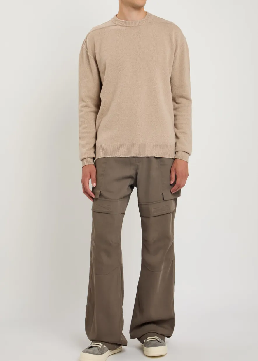 Cashmere and wool-blend jumper