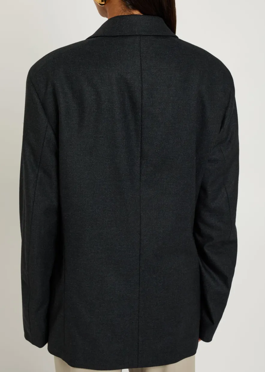 Cashmere-blend blazer