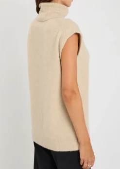 Cashmere-blend vest