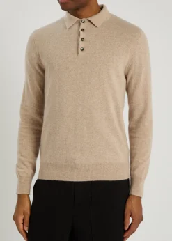 Cashmere polo jumper